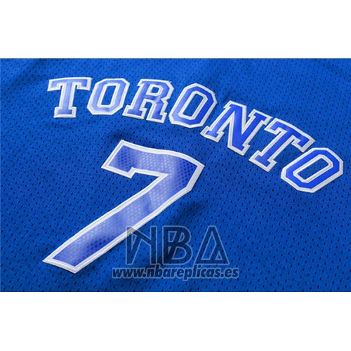 Camiseta Toronto Raptors Kyle Lowry NO 7 Retro Azul